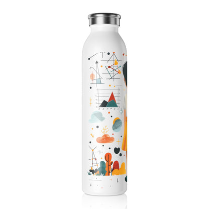 Quest for Knowledge - Slim Water Bottle