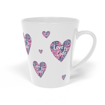 Love to Code - Latte Mug, 12oz