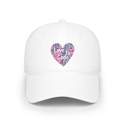 Love to Code - Low Profile Baseball Cap