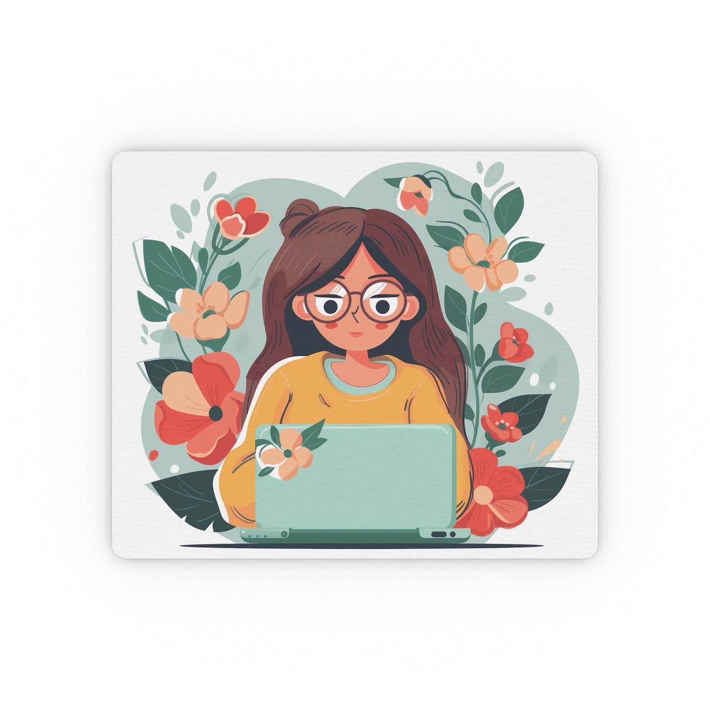 Code & Bloom - Rectangular Mouse Pad