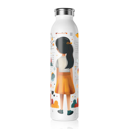 Quest for Knowledge - Slim Water Bottle